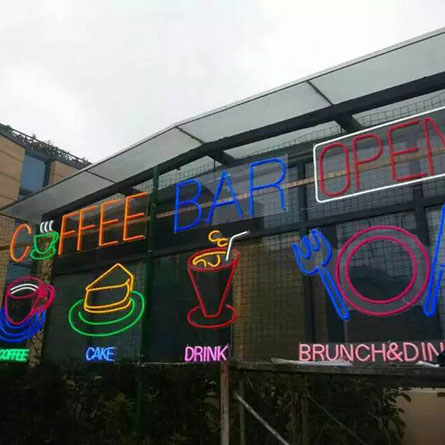 Coffee bar neon sign